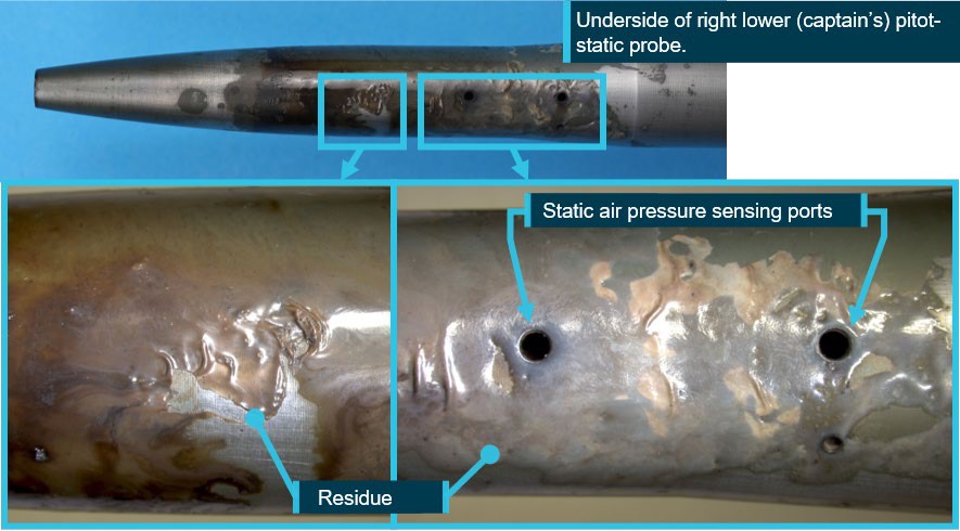 B734 W of Meekathara 2022 residue on probe