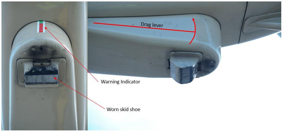 B738 Kathmandu 2022 tail skid assembly