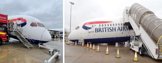 B788 LHR 2021 front after LG retract