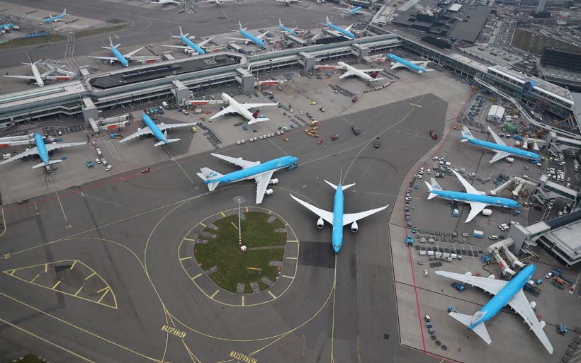 B789 B744  Amsterdam 2019 747 after collision
